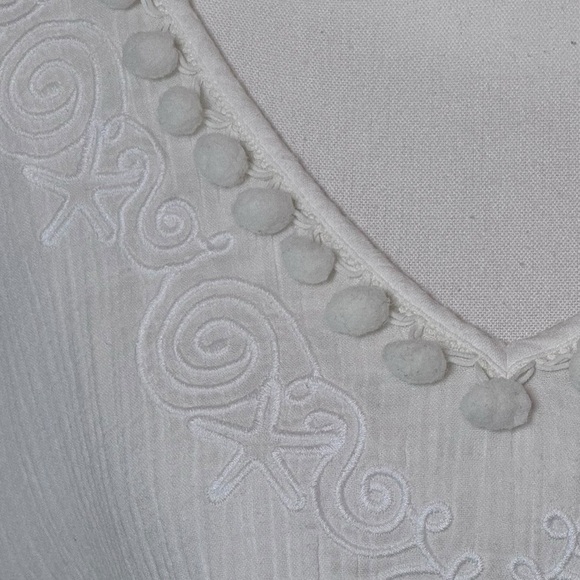 Lilly Pulitzer Amaury Embroidered White Cotton Coverup- Small - Picture 8 of 15